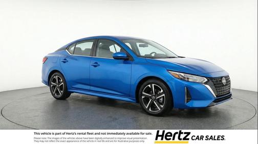 Electric Blue Metallic 2025 Nissan Sentra SV