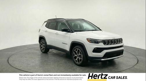 Bright White Clearcoat 2025 Jeep Compass Limited