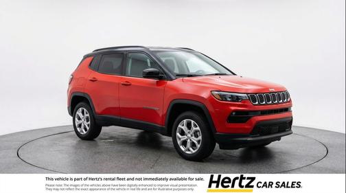 Red Hot Pearlcoat 2025 Jeep Compass Latitude