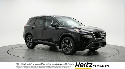Super Black 2025 Nissan Rogue SV