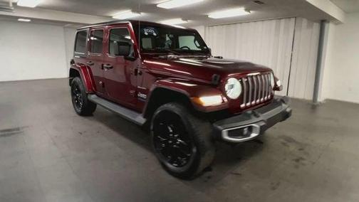 Red 2021 Jeep Wrangler Unlimited 4xe Sahara