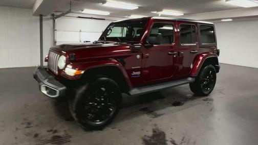 Red 2021 Jeep Wrangler Unlimited 4xe Sahara
