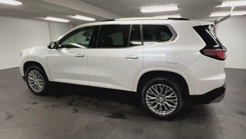 White Frost Tricoat 2025 GMC Acadia Denali