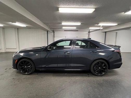Deep Space Metallic 2026 Cadillac CT4 Sport RWD