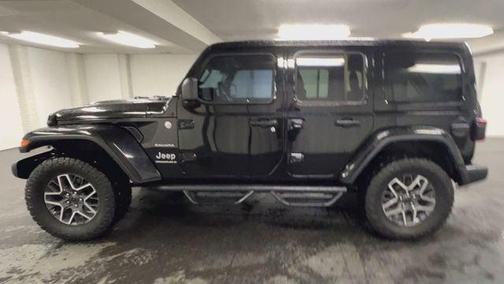 Black 2024 Jeep Wrangler 4-Door Sahara 4x4