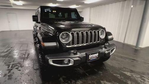 Black 2024 Jeep Wrangler 4-Door Sahara 4x4