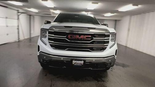 Glacier White Tricoat 2026 GMC Sierra 1500 SLT