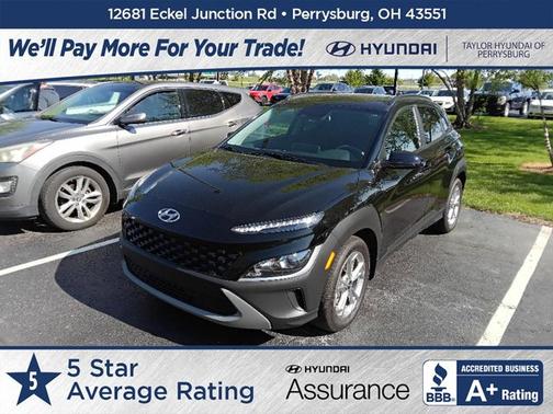 Black 2022 Hyundai KONA SEL