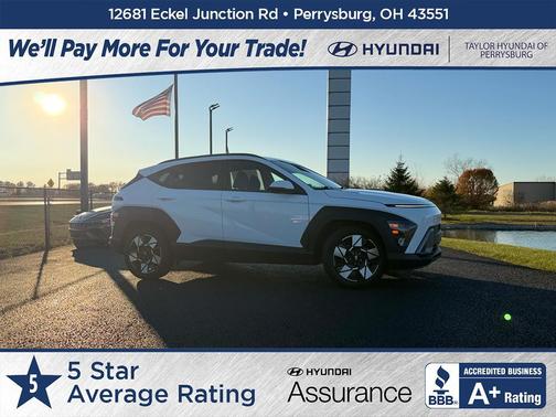Atlas White 2024 Hyundai KONA SEL