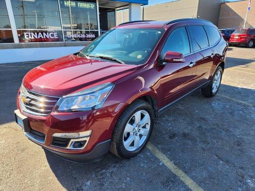 Burgundy 2017 Chevrolet Traverse 1LT