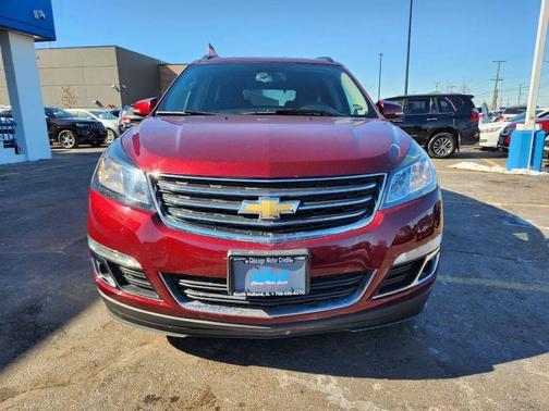 Burgundy 2017 Chevrolet Traverse 1LT