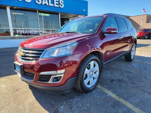 Burgundy 2017 Chevrolet Traverse 1LT