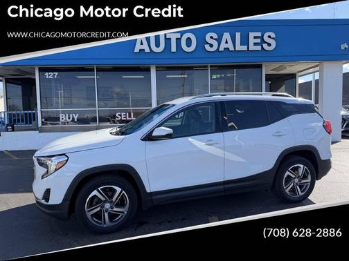 White 2021 GMC Terrain SLT