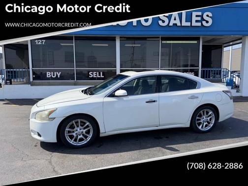 Pearl White 2014 Nissan Maxima S