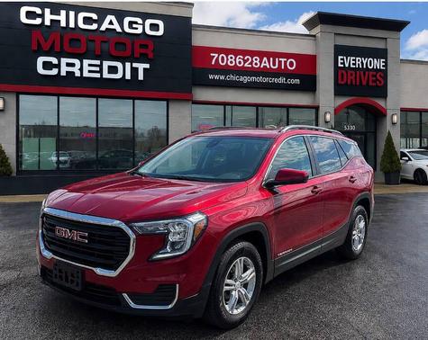 Volcanic Red Tintcoat 2023 GMC Terrain SLE