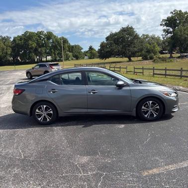 Gun Metallic 2021 Nissan Sentra SV
