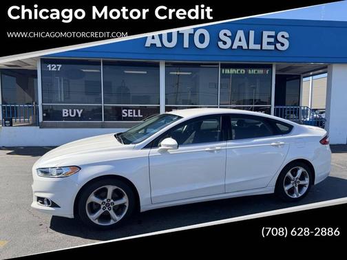 White Platinum Tri-Coat Metallic 2014 Ford Fusion SE