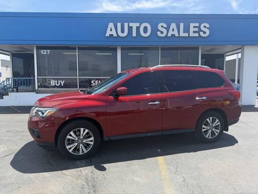 Scarlet Ember Tintcoat 2019 Nissan Pathfinder SV