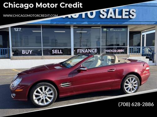 Maroon 2008 Mercedes-Benz SL-Class SL 550 2dr Convertible