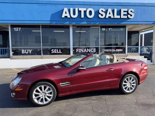 Maroon 2008 Mercedes-Benz SL-Class SL 550 2dr Convertible