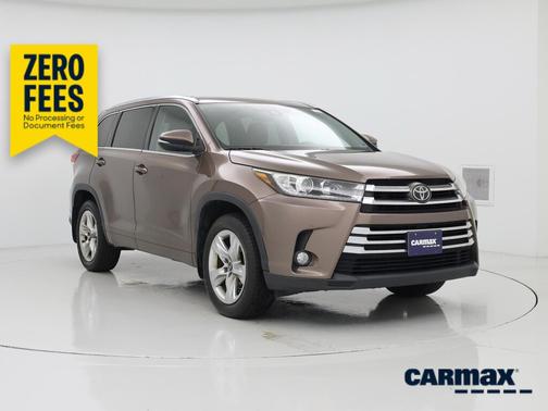 Brown 2017 Toyota Highlander Limited