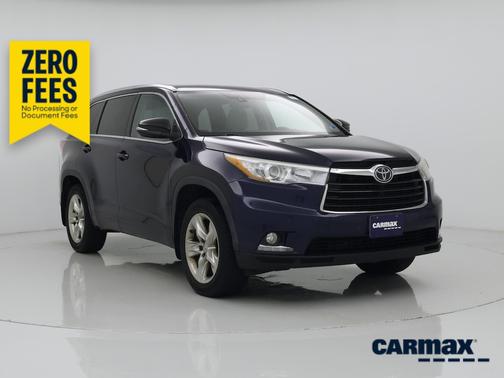 Blue 2015 Toyota Highlander Limited