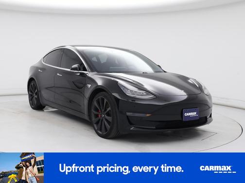 Black 2020 Tesla Model 3 Performance