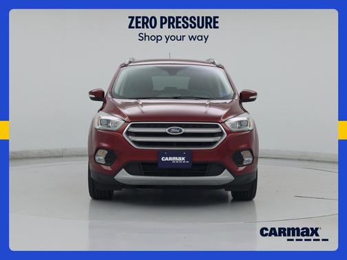Red 2017 Ford Escape Titanium