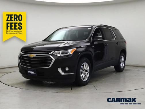Burgundy 2021 Chevrolet Traverse LT Cloth