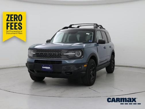Blue 2021 Ford Bronco Sport First Edition