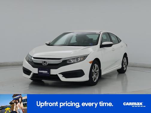 White 2016 Honda Civic LX