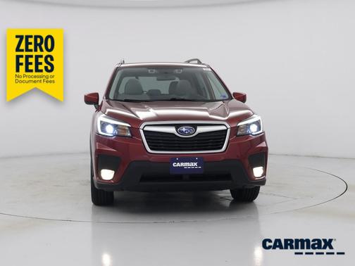 Red 2021 Subaru Forester Premium