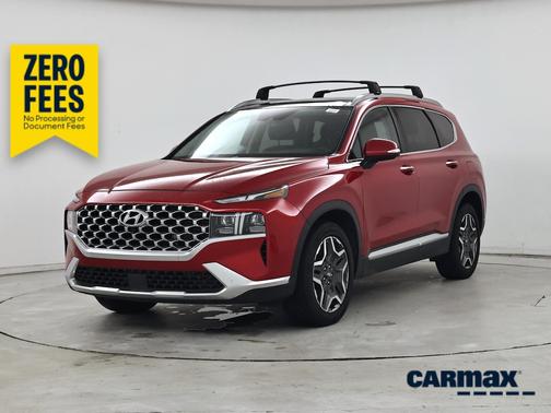 Red 2021 Hyundai SANTA FE Limited