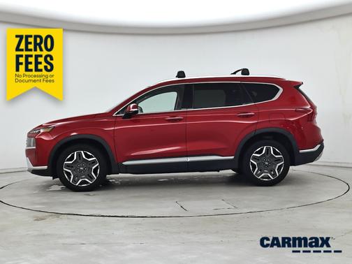 Red 2021 Hyundai SANTA FE Limited