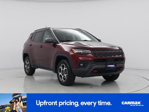 Burgundy 2022 Jeep Compass Trailhawk