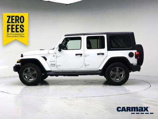 White 2018 Jeep Wrangler All-New Unlimited Sahara