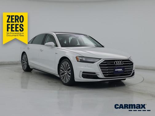 White 2019 Audi A8 L