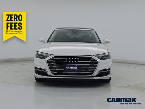White 2019 Audi A8 L