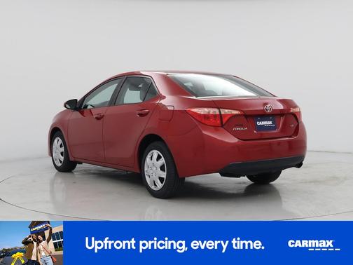 Red 2017 Toyota Corolla LE