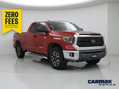 Red 2019 Toyota Tundra SR5
