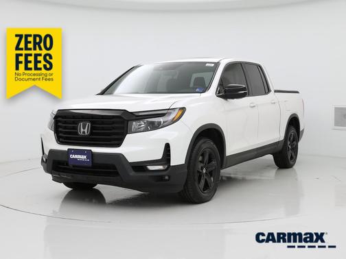 White 2022 Honda Ridgeline Black Edition