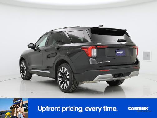 Black 2025 Ford Explorer Platinum