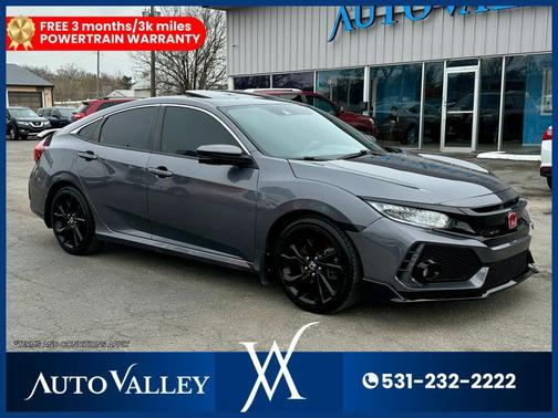 Modern Steel Metallic 2020 Honda Civic Si Base