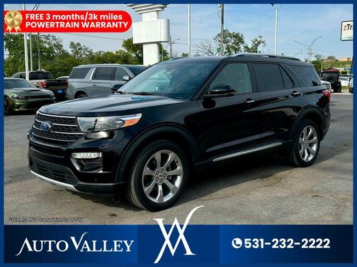 Agate Black Metallic 2020 Ford Explorer Platinum