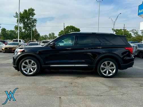 Agate Black Metallic 2020 Ford Explorer Platinum