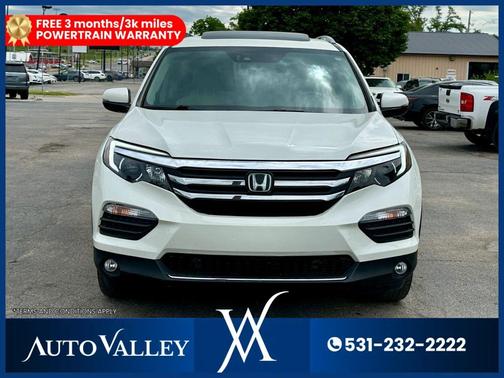 White Diamond Pearl 2018 Honda Pilot Elite