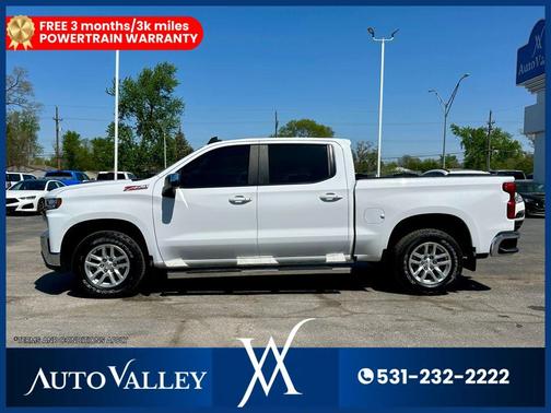 White 2019 Chevrolet Silverado 1500 LT