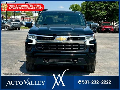 Black 2022 Chevrolet Silverado 1500 LT