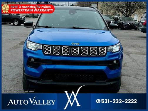 Laser Blue Pearlcoat 2022 Jeep Compass Limited