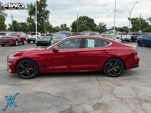 Havana Red 2022 Genesis G70 3.3T AWD